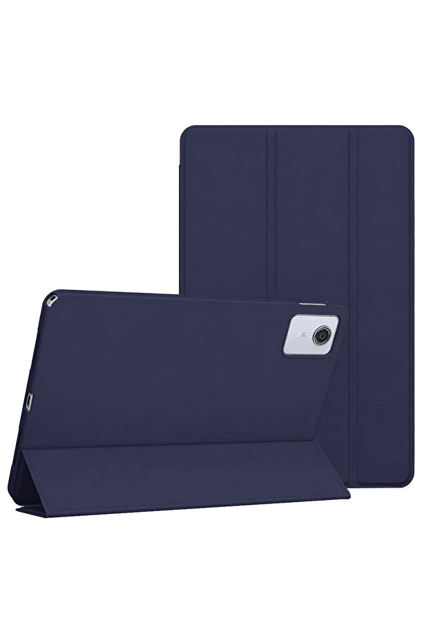 جراب أزرق داكن لجهاز Idea Tab 11 2025 / K11 Gen 2 / Xiaoxin Pad 11 2025 / Tab M11 2025 قابل للطي مغناطيسيًا...