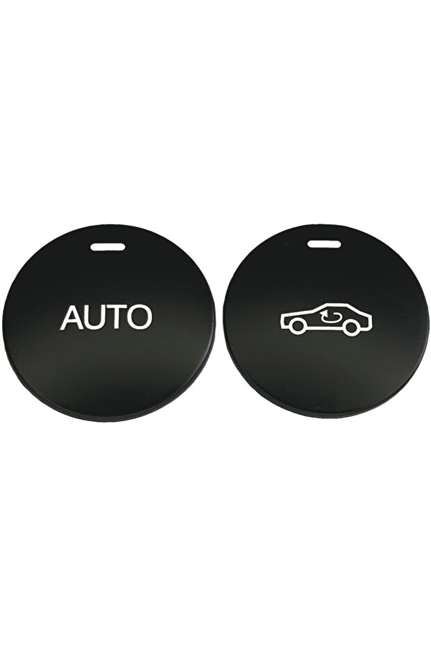 Black Car Console AC Air Conditioning AUTO Volume Buttons Sequins Cover Stickers Trim For Mercedes B