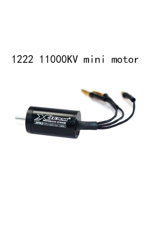 1222 11000KV X-TEAM 1222 11000KV 1230 4500KV Mini Brushless Motor W/18A ESC Combo for 1/24 1/26 1/32