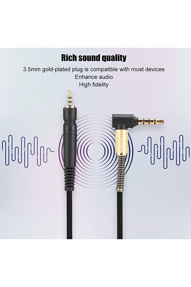كابل سماعة رأس للألعاب للهواتف المحمولة، كابل سماعة رأس للألعاب لـ Sennheiser G4ME ONE / PC 373D / PC3