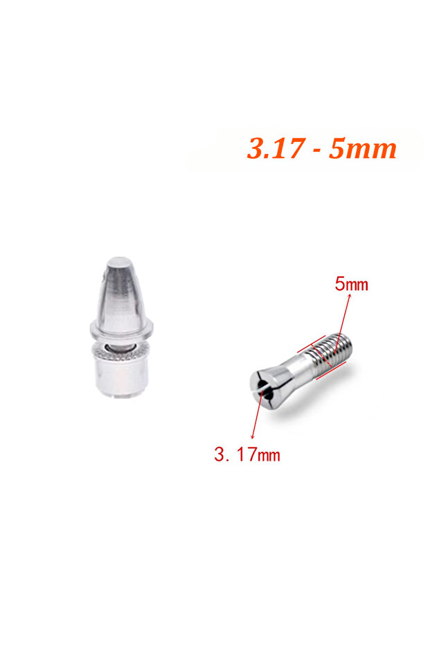 1pcs 3.17-5mm 2mm/3mm/3.17mm/4mm/5mm/6mm Aluminum Bullet Propeller Adapter Holder M5/M6/M8 For RC Ai
