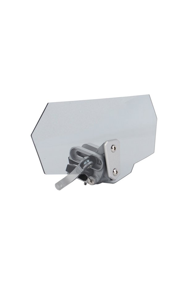 B style grey Motorcycle Universal Modified Heightened Windshield Windshield Installed Moto Windshiel