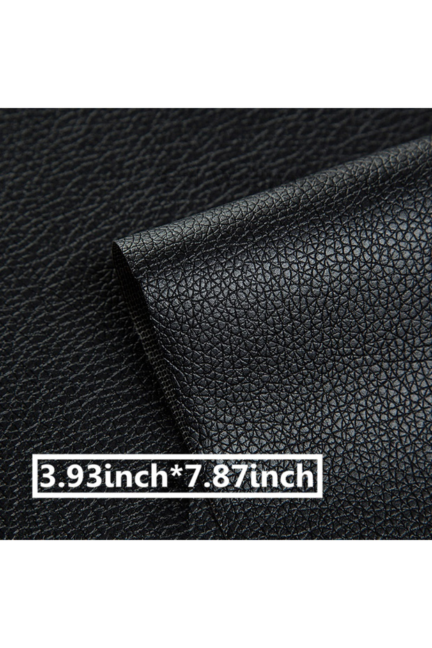 Black 10X20cm Repair Patches Self-Adhesive Leather PU Leather Fabric Stickers for Leather Clothes So