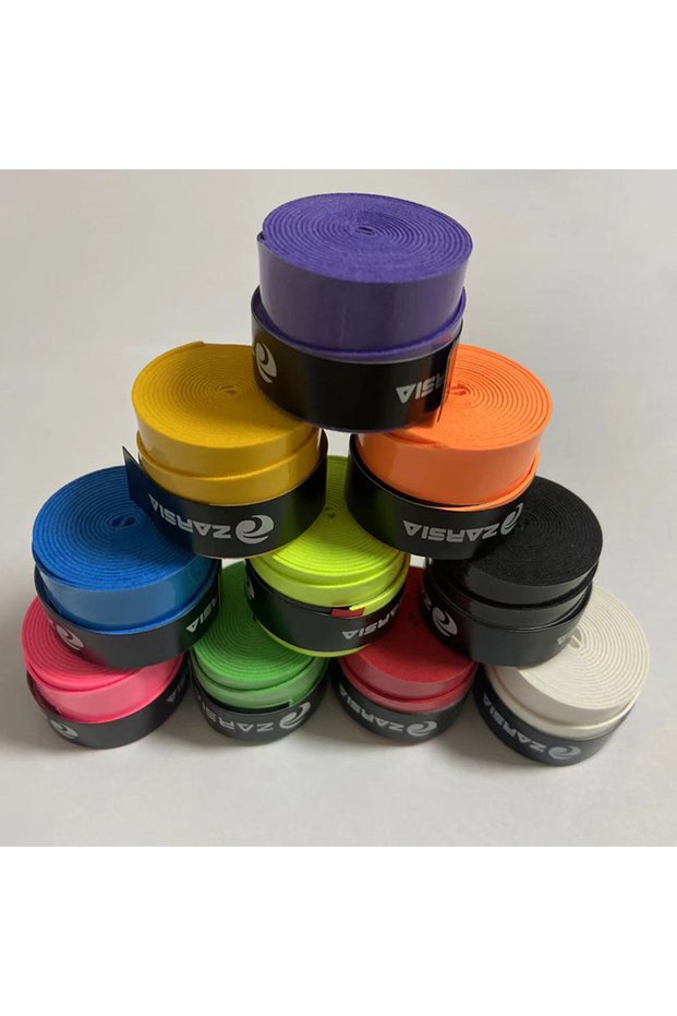 mix color ZARSIA Sticky Anti-skid Tennis Racket Grip Anti-Sweat Badminton Grips Tennis Raquet Overgr