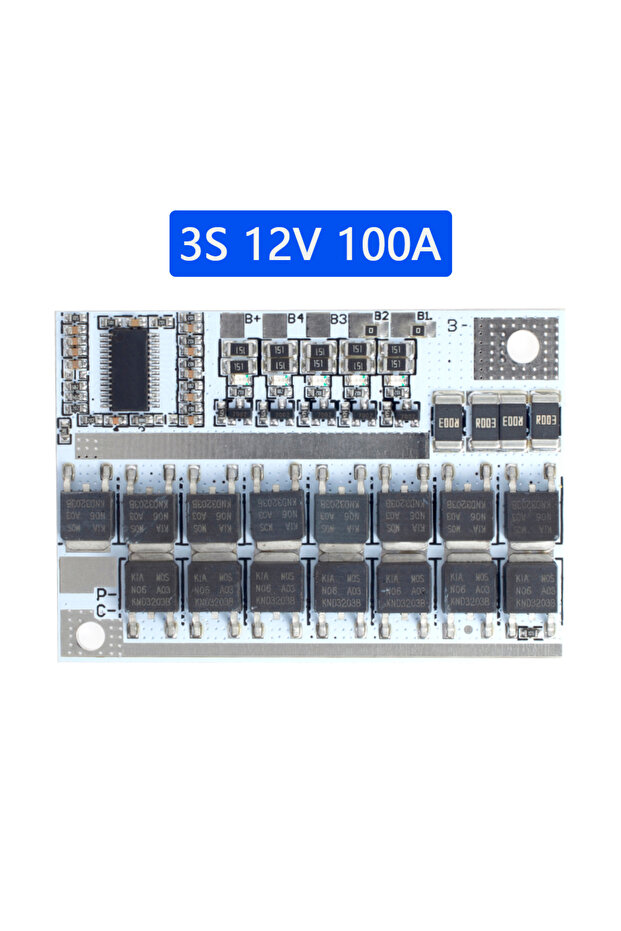 3S 12V 100A 3S/4S/5S Bms 12.6V 16.8V 21V 3.7V 100A Li-ion Lmo Ternary Lithium Battery Protection Cir