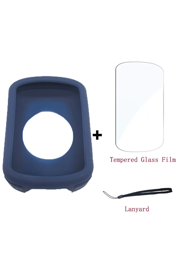 Army Blue Edge 540 840 Case with Tempered Glass Film New Silicone Case & Screen Protector for ...
