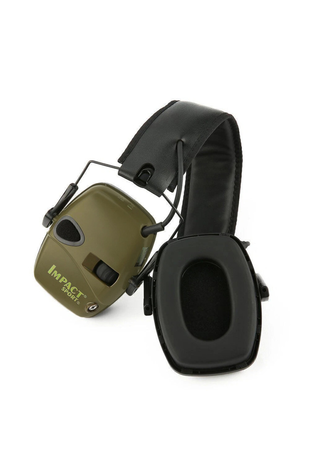 Green New Electronic Shooting Headset Headphones for Hearing Protection Ear Protect Noise Reduction