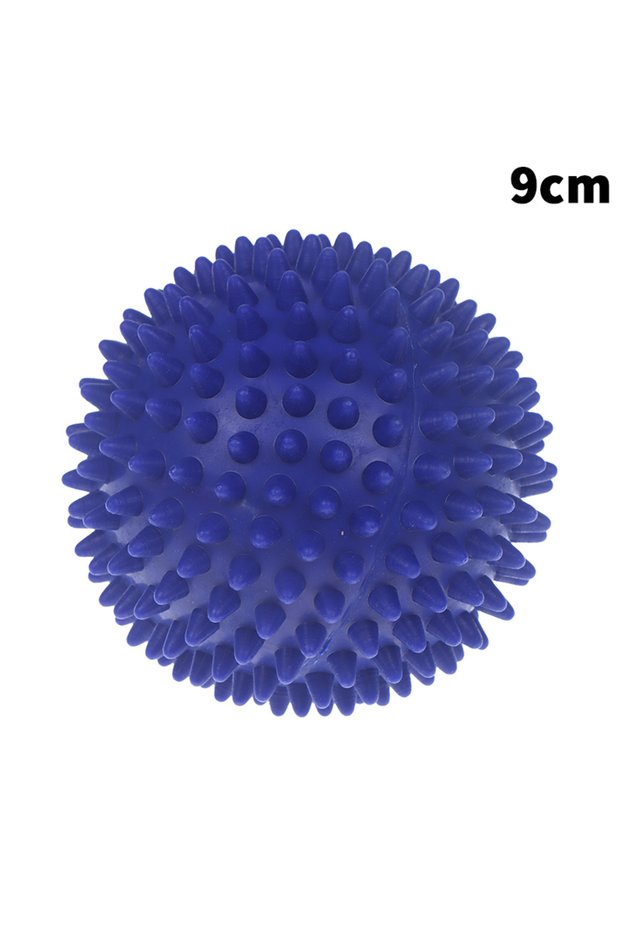 9cm Dark blue Massage Spiky Ball 7cm 9cm Yoga Ball Massage Training Muscle Pain Stress Massager Rela