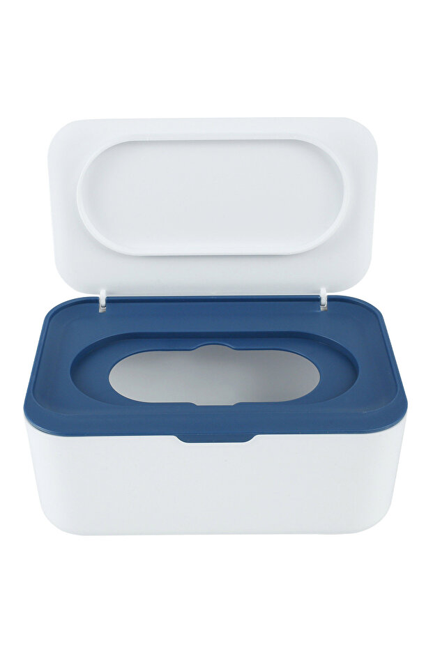 blue Wipes Dispenser Baby & Adult Wipe Holder Seposeve Refillable Wipe Container Keeps Wipes Fresh D