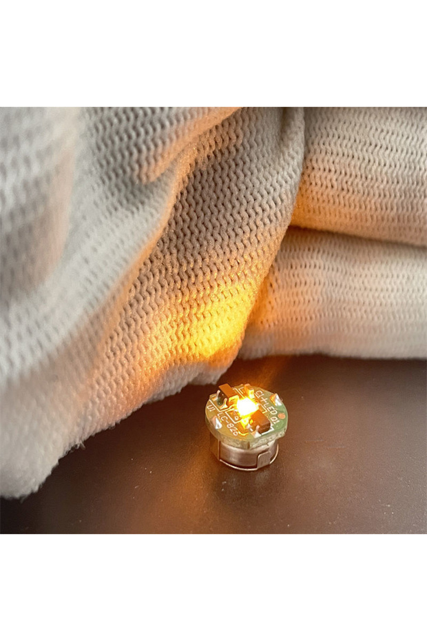 Yellow 1Pc LED Light Microwave Magnetic Control Switch Lighting Chip Animation Hand To Do Plus Light