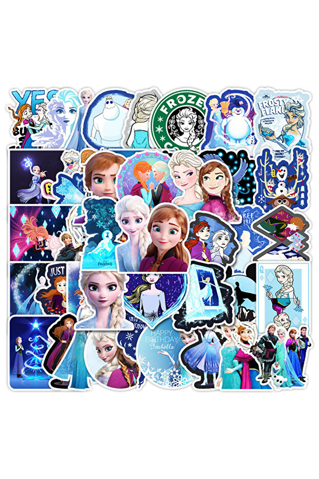 Style3 50PCS 50/100pcs Kawaii Mixed Disney Anime Princess Stickers Cute Ariel Belle Snow White Carto