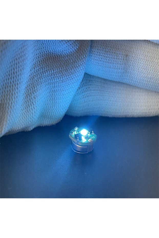 Light blue 1Pc LED Light Microwave Magnetic Control Switch Lighting Chip Animation Hand To Do Plus L
