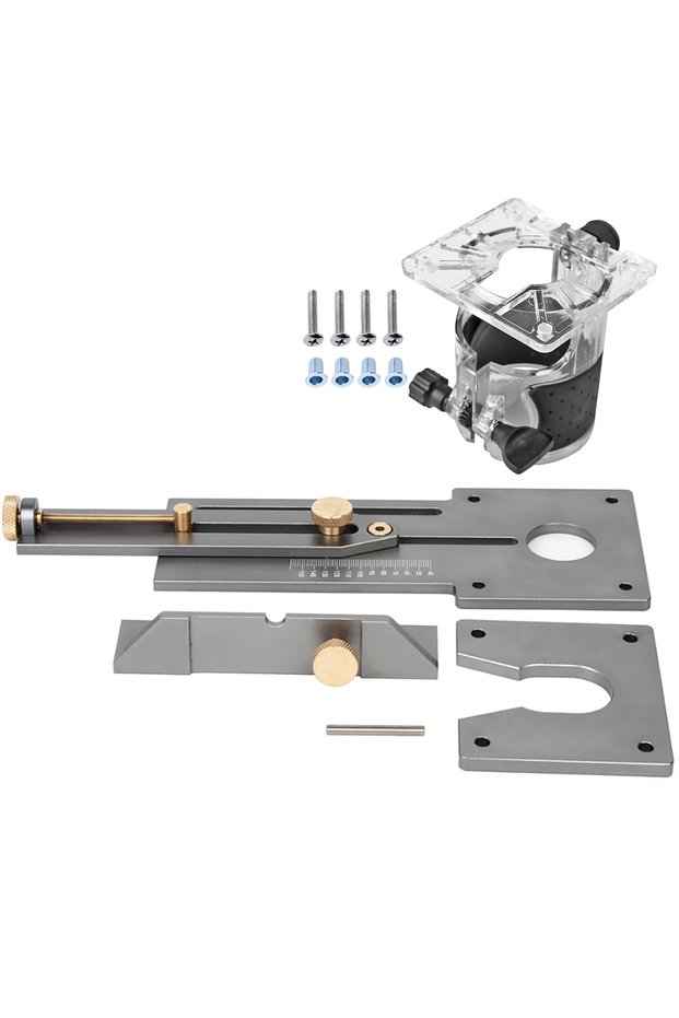 1pcs B 220mm Circle Cutting Jig For Electric Hand Trimmer Wood Router Milling Circle Slotting Trimmi