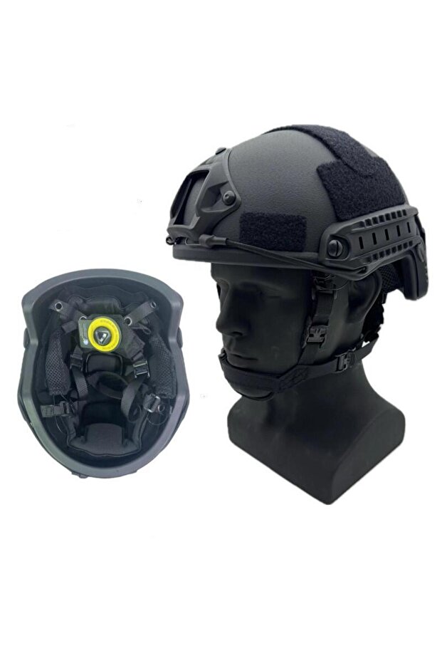 L55-62 Wendy Black FAST Protective Helmet IIIA High Cut Tactical Equipment Kevlar Upgrade Wendy Susp
