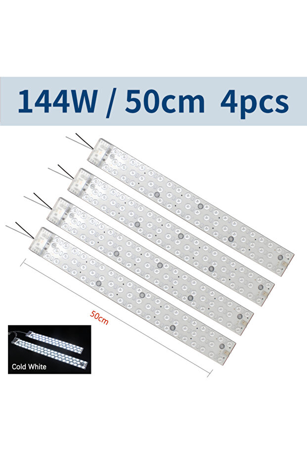 Cold White 6500K 50cm 4pcs 144w LED Module Bar 220V Ceiling Light LED Panel 30W 36W Replacement LED