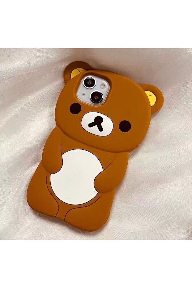 iPhone 11 1 For iPhone SE X XS XR 4 4S 5 5S 7 8 11 12 13 14 15 Plus 16 17 Pro Max 3D Bear Couple Sil