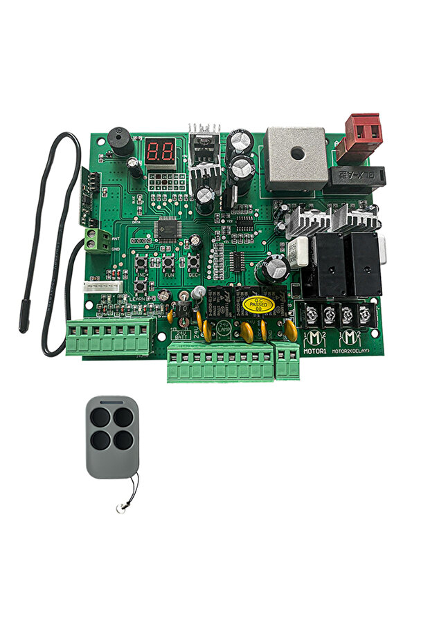 1Control board 1RC DC 24V PCB Board for Automatic Double Arms Swing Gate Opener Control Board Panel