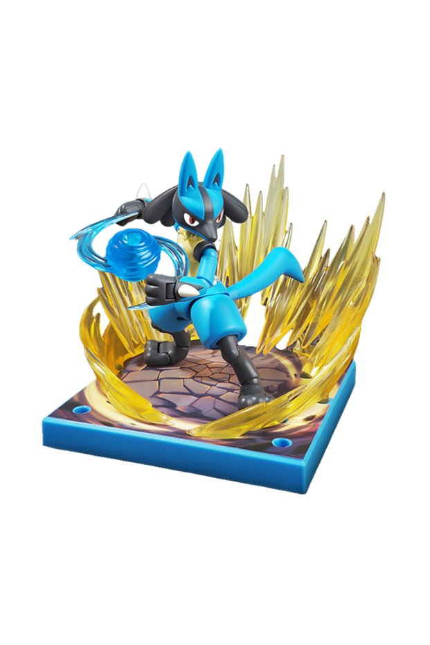 Lucario Blokees Pokemon Adventure Prologue Snorlax Cinderace Scyther Lucario Monster Action Figure M