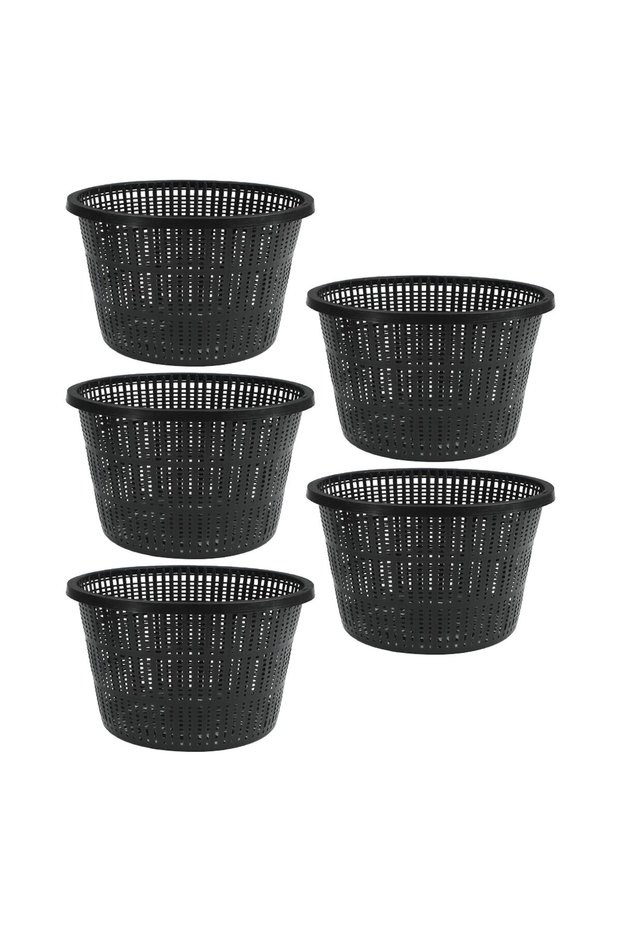 5pcs 5pcs Hydroponics Net Pots For Plant 8.3in Large Aquatic Plant Mesh Net Pots Plastic Flower Bask