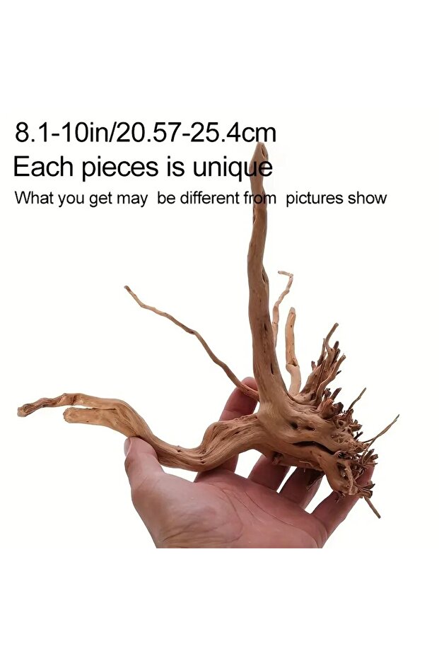 20.5-25.4CM 1PC 7-26CM 4 Sizes Driftwood Cuckoo Roots Dead-wood Tree Trunk Landscape Creative Reptil