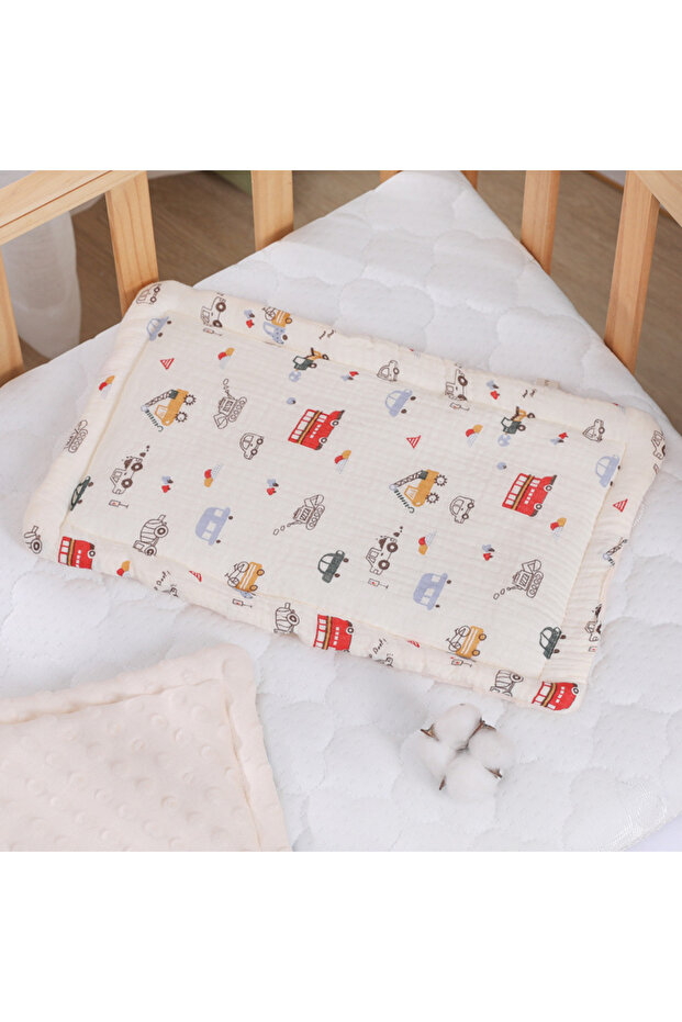 style 1 Napping for Newborn Sweat Absorption Breathable Cotton Baby Universal Pillow
