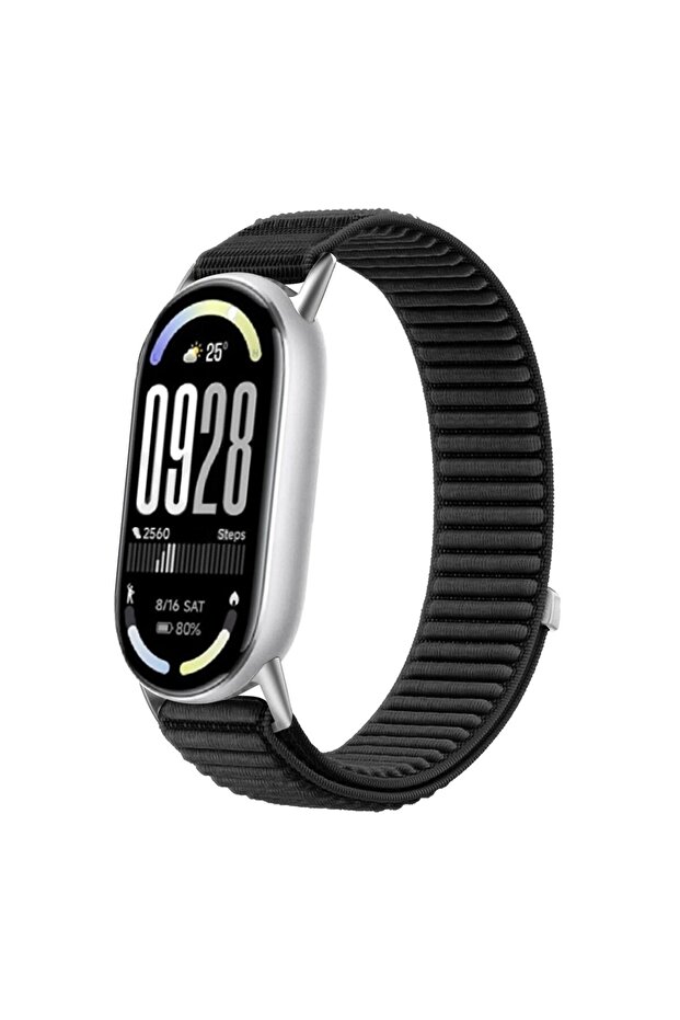 Mi Band 10 9 8 Black Nylon Strap for Mi Band 10 9 8 Band for Xiaomi Smart Band 8 Strap Miband 8 9 10