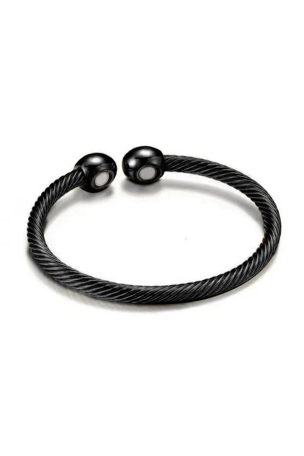 YA0561-4 Treatment of Health Energy Open Bracelet Arthritis Pain Relief Twisted Retro Treatment Magn
