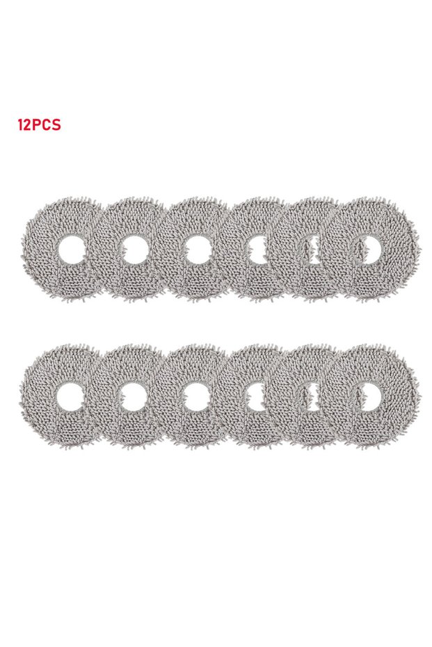 12PCS Mop Cloth Mop Pad for ECOVACS Deebot X1 Omni X2 Omni T30 Pro Omni X1 X2 T5 T50 T10 T20 Omni T3