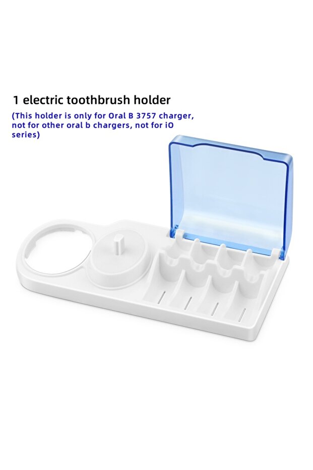 Style B Electric Toothbrush Holder Replacement for Braun Oral B with Brush Head Storage Cover and Ch