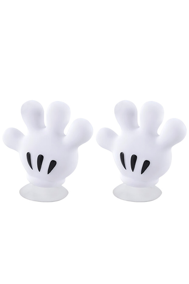 2pcs Cartoon Palm Shape Toothbrush Holder Wall-Mounted Bathroom Organizer for Toothbrush, Keep Dry S