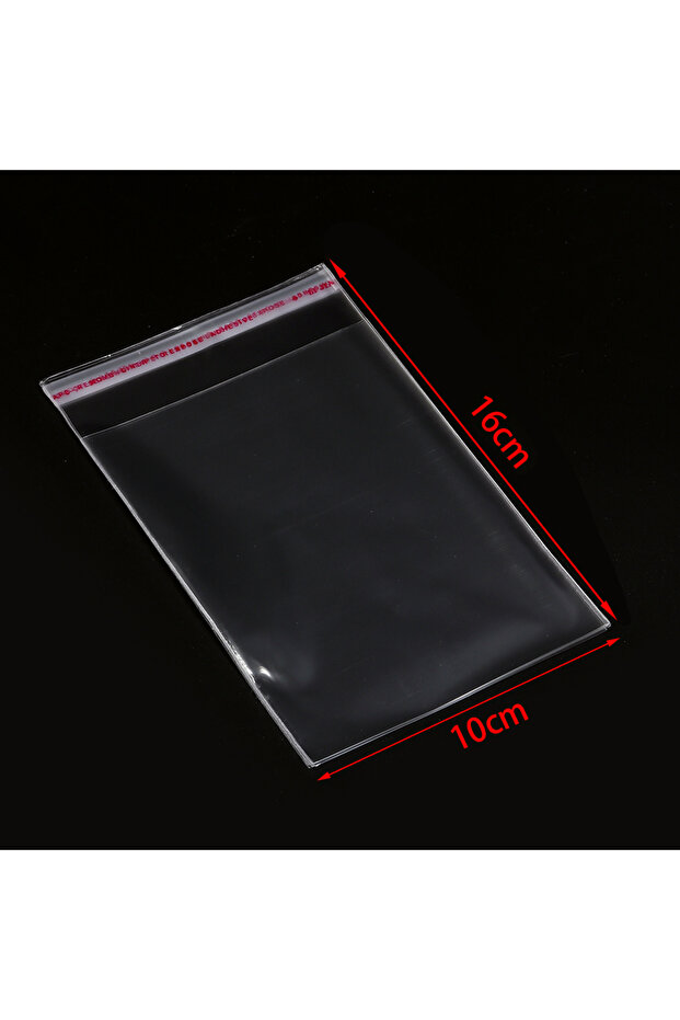 100pcs 10X16cm OPP self sealing transparent plastic bag cellophane self-adhesive packaging jewelry h