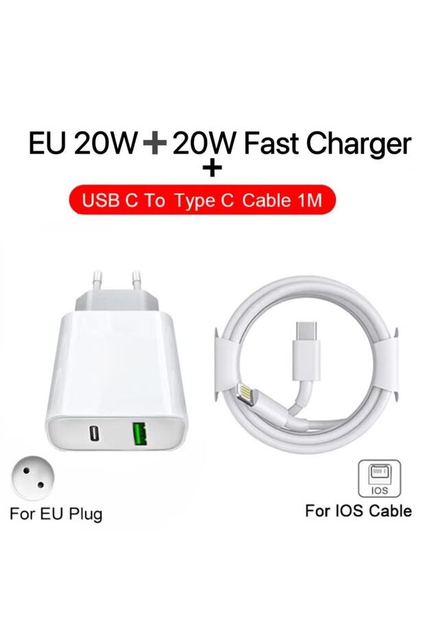 شاحن PD 40 وات سريع الشحن USB C شاحن لجهاز iPhone 15 14 13 Pro Max Mini X X