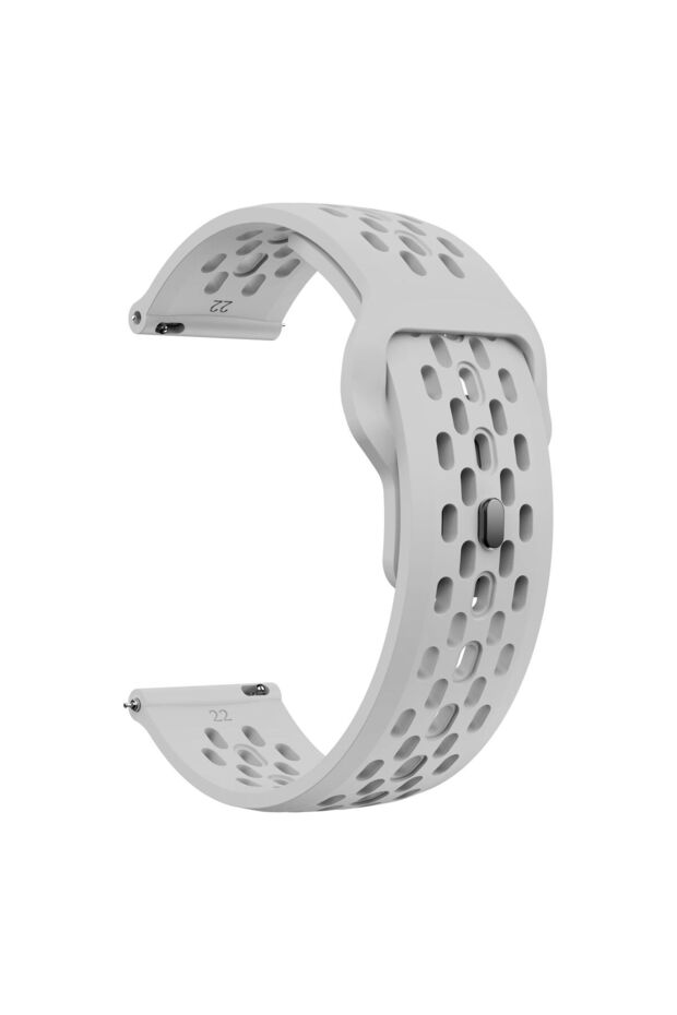 For 20mm Width Light Grey Silicone Sports Strap For Active/Active 2 Bracelet 20 22mm Band For Bala