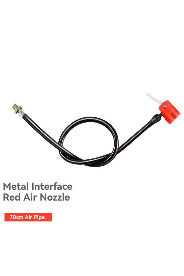 70cm metal head Bicycle Air Pump Extension Tube Pump Bicycle Hose Air Pump Connector Bike Air Pump T
