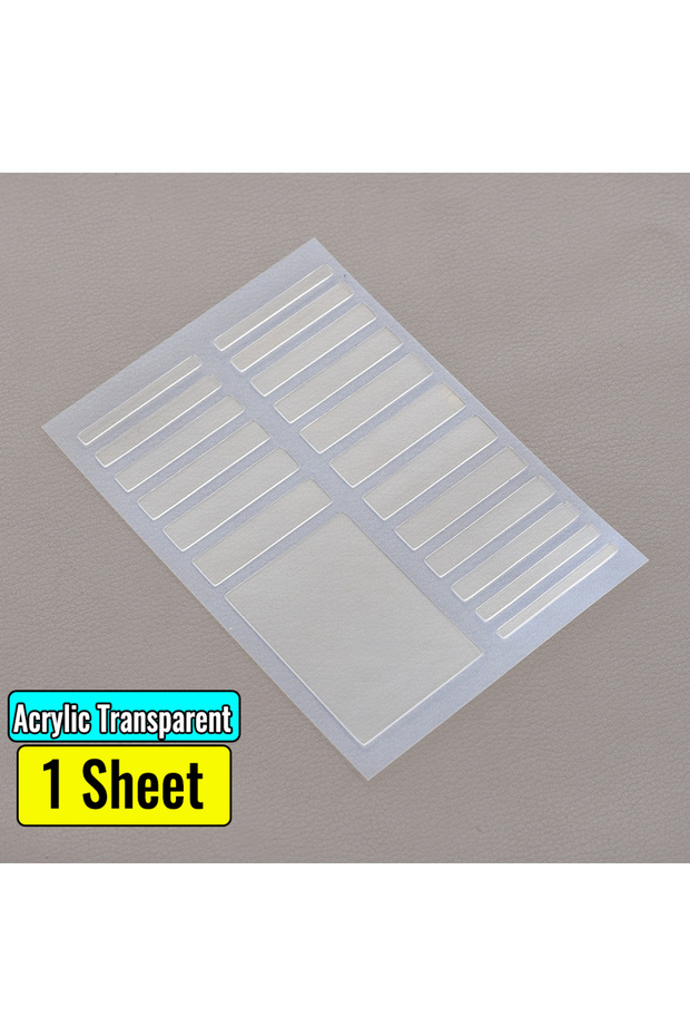 1 sheet - Style01 Different Sizes Silicone Invisible Clear Ring Size Regulator Resizer Loose Rings R