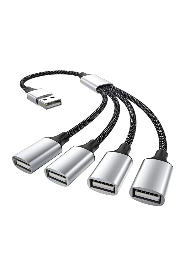 موزع كابل USB بأربعة منافذ، ملحقات موزع كابل USB بمنفذين/ثلاثة منافذ/أربعة منافذ، شاحن هاتف، محول طاقة OTG متعدد المنافذ