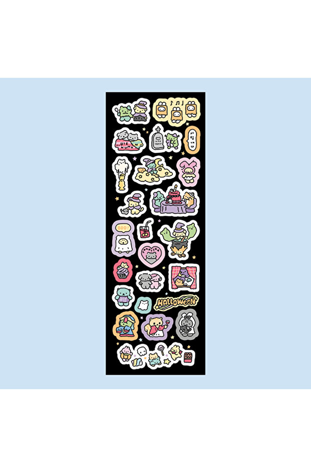 01 Korean Cartoon Cute Kawaii Graffiti Hand Drawn Rabbit Sticker Hand Account Photo Planner Diary Sc