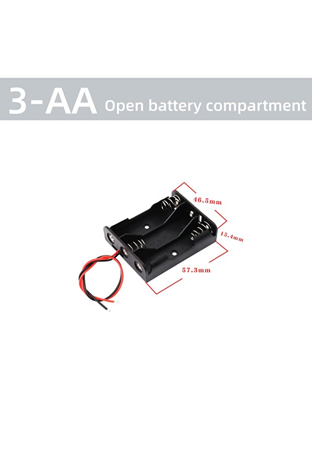 3-AA 2pcs AA Battery Box AA Battery Holder AAA Box AA Storage Case With Switch With Cable 1/2/3/4 Sl
