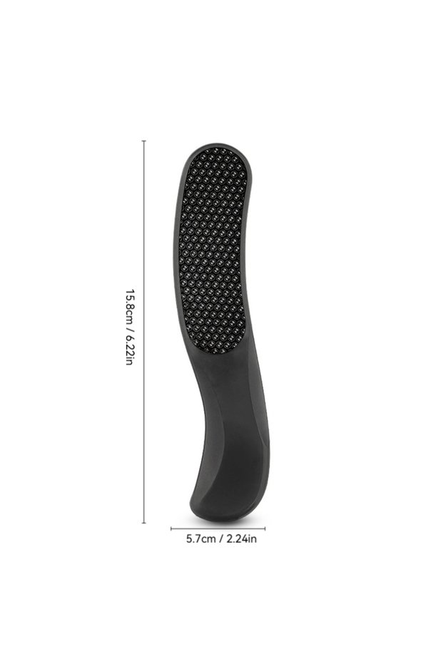 black Nano Glass Foot File Grinder Dead Skin Callus Remover Crescent-Shaped Manual Pedicure Tool for