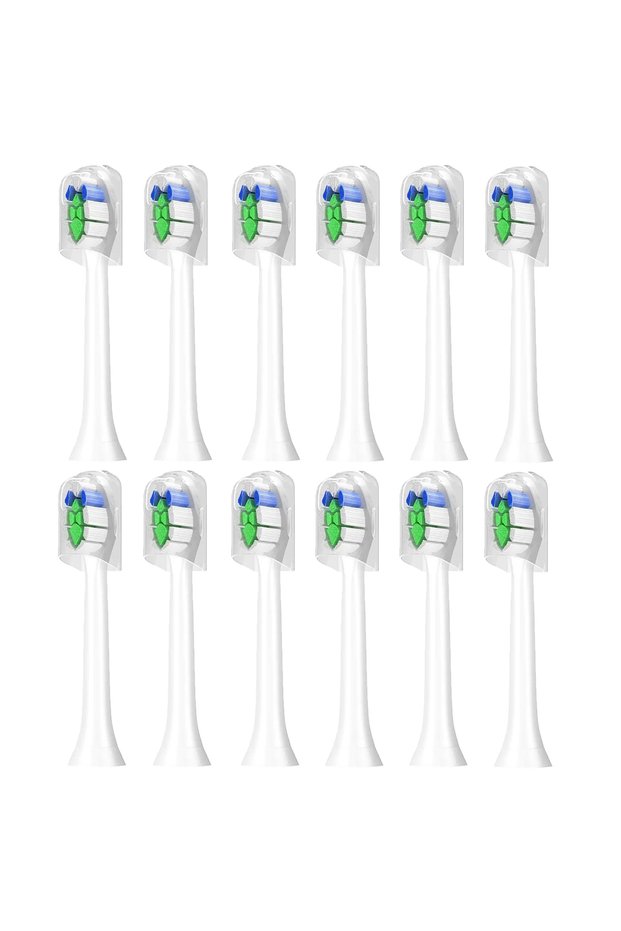 12pcs White 4/8/12/16 Pcs Replacement Toothbrush Heads Compatible with Philips Sonicare Electric Too