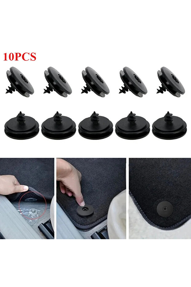 10pcs 10/20pcs Universal Car Floor Mat Clips Retention Holders Carpet Fixing Clamps Buckles Anti Ski