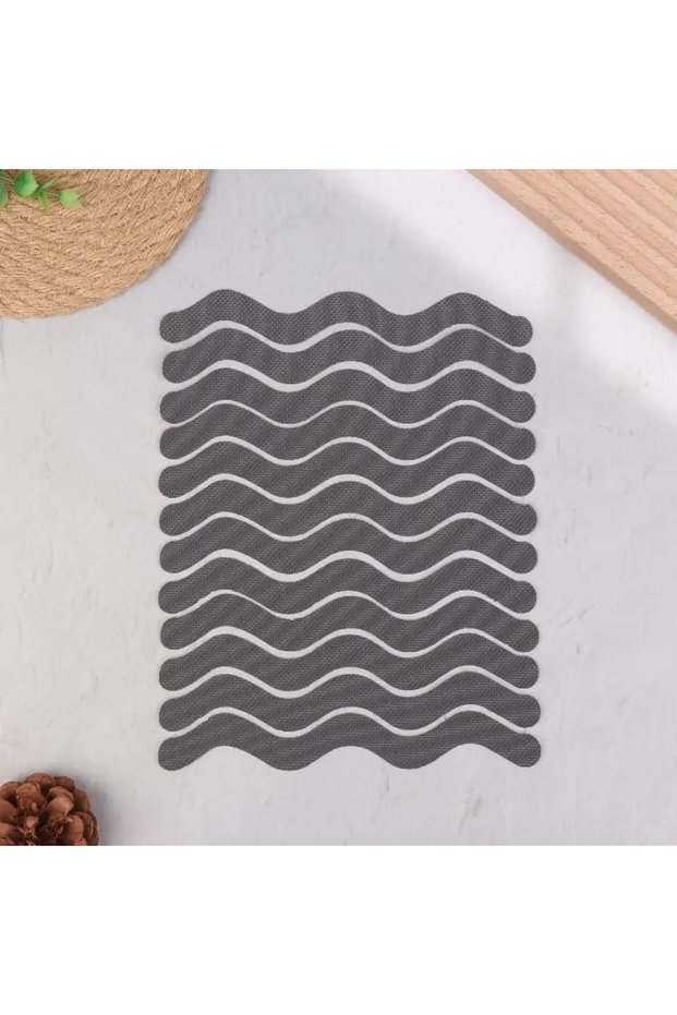 2x20 24pc Light Grey 6/12/24Pcs 7.08/7.87inch S-Shaped Anti-Slip Strips for Bathroom Floor Bathtub