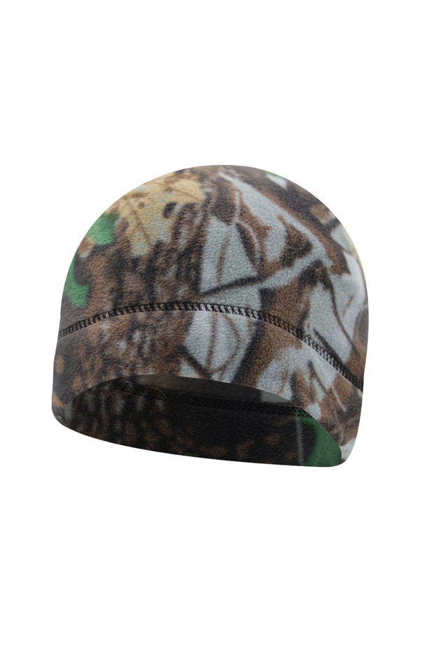 jungle Winter Fleece Beanie Cycling Men Women Elastic Hiking Soft Thermal Commuting Ski Helmet Liner