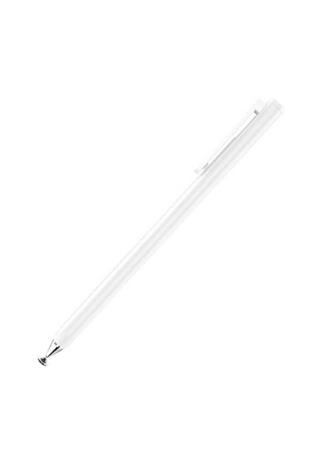 White Universal Stylus Pen D-Shape Magnetic Stylus With Pen Clip for iPad Samsung Xiaomi Huawei Phon