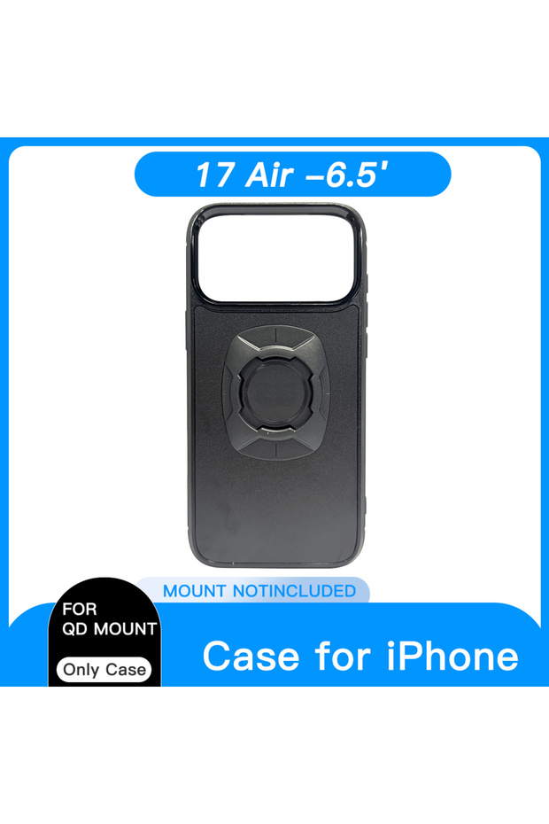 جراب هاتف iPhone 17 Air Case Twsit Lock حامل جراب iPhone للدراجات النارية والدراجات مع قفل سريع مناسب لـ Qu