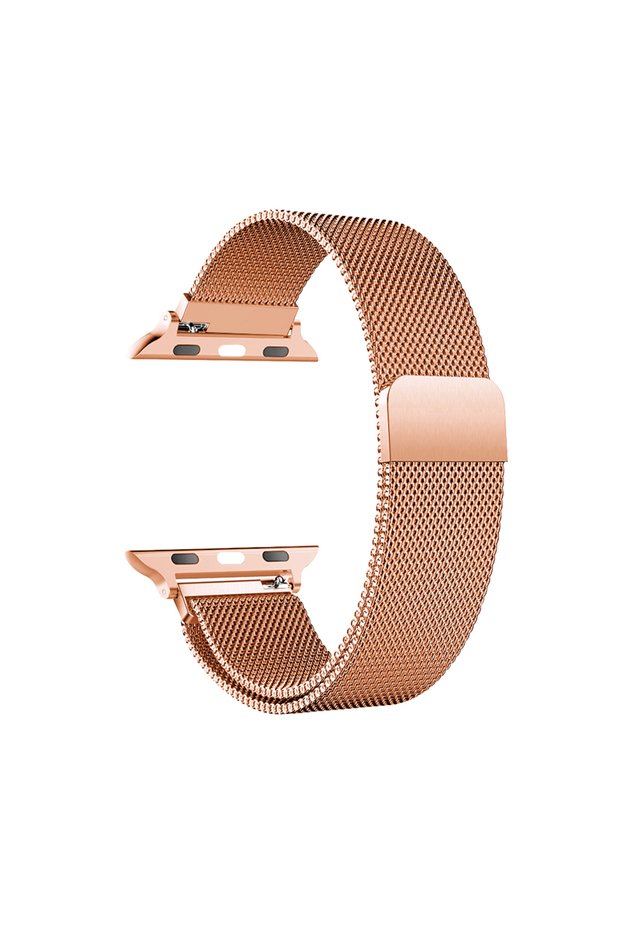 42 44 45 46 49mm Rose gold Milanese Strap For Apple Watch Ultra 2 49 46mm 42mm 44mm 40mm 45mm 41mm 3