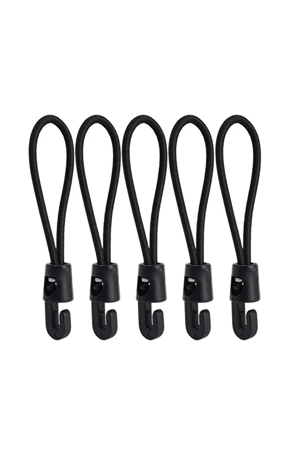 10cm - 5pcs 1-10 Pcs Bungee Cord with Hooks 10/15/25cm High Elasticity Expander with Hooks Tensione
