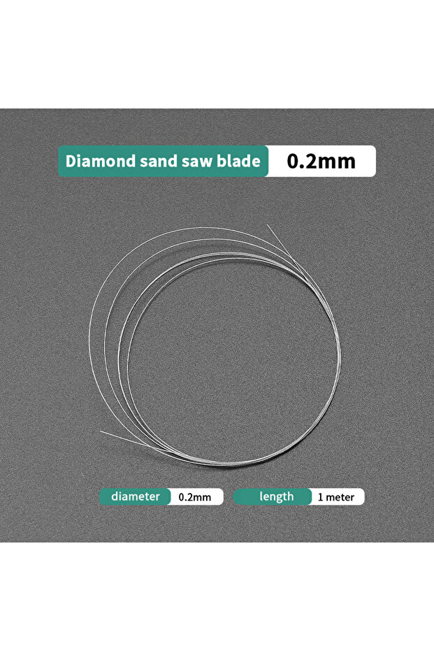 A3 1Pc 1M Diamond Cutting Wire Saw Blades Jade Ceramic Cutting Supplies Hand Saw Blade Diameter 0.1m
