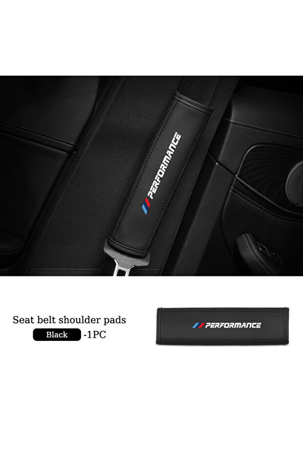 1PC Car Seat Belt Covers Shoulder Protection Pad Interior Accessories For BMW F26 E90 E87 I01 F25 E6