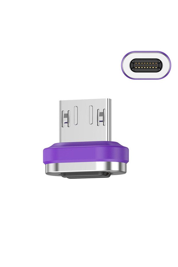 قابس صغير فقط USLION محول من النوع C بقدرة 240 وات من USB-C إلى كابل شحن سريع من النوع C مغناطيسي USB C أنثى